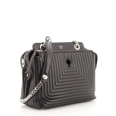 fendi dotcom click small quilted chain shoulder bag|fendi handbags.